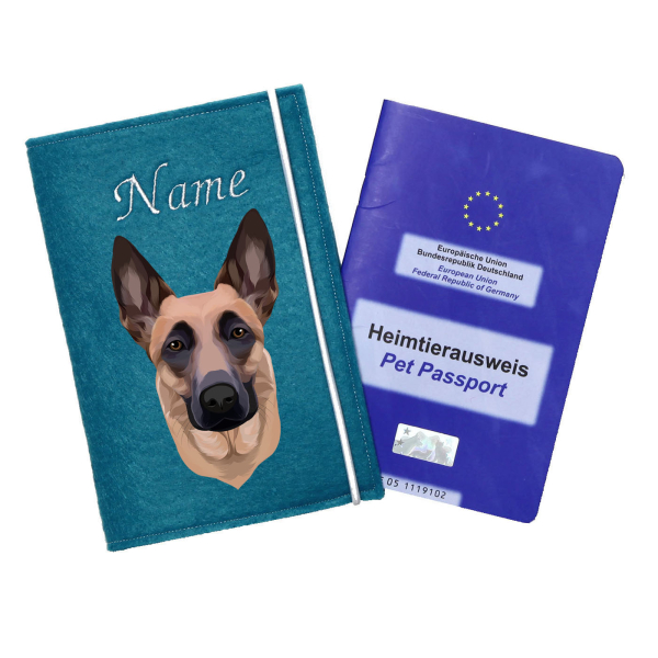 Impfpasshülle für den Malinois